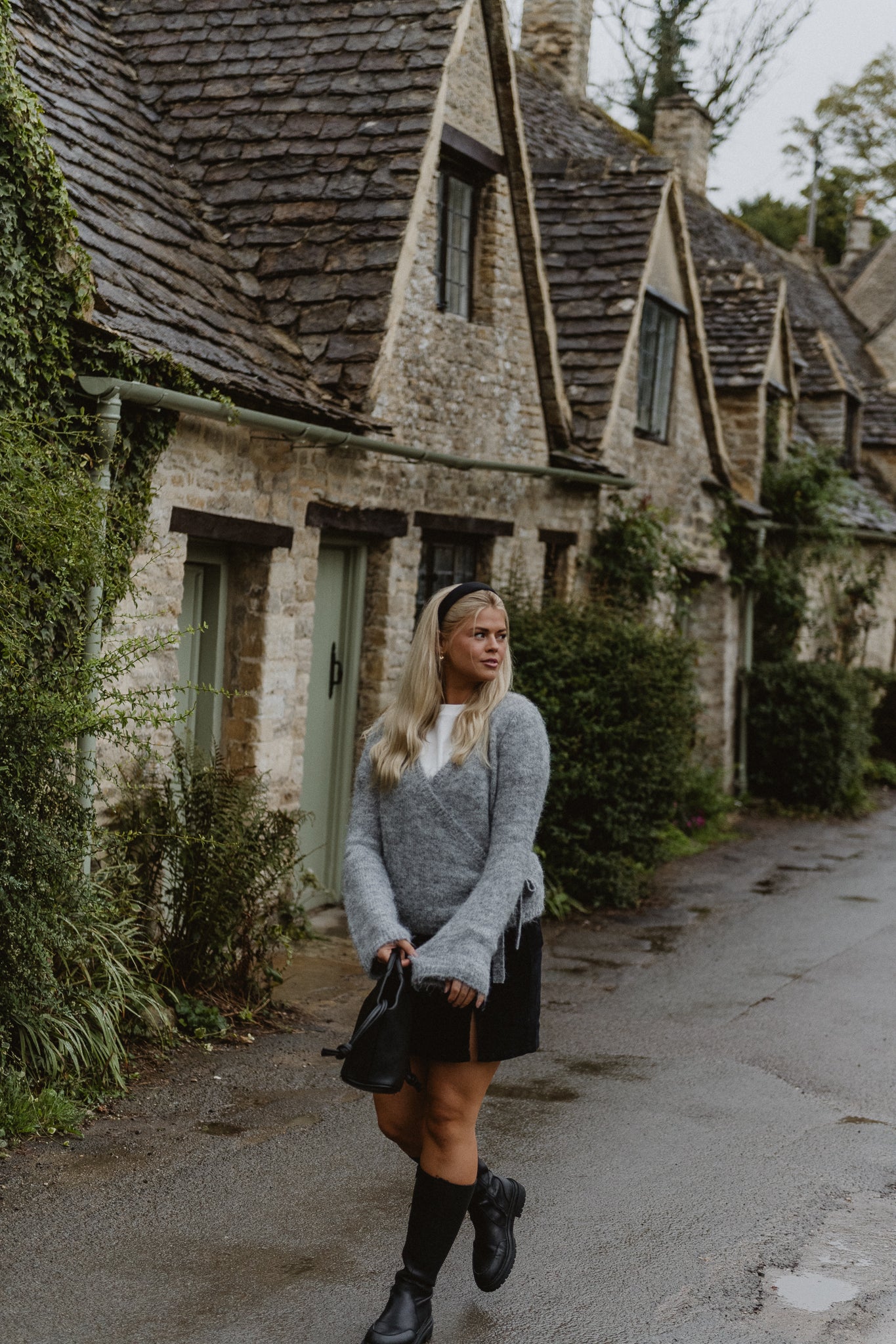 NMSUTTON Knit Cardigan - Light Grey Melange